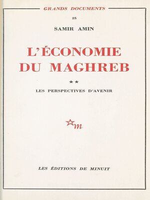 cover image of L'économie du Maghreb (2)